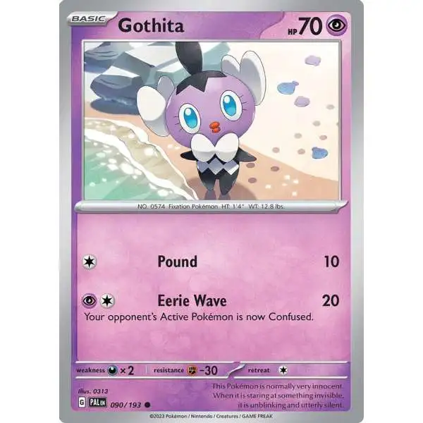 Pokemon Trading Card Game Paldea Evolved Common Gothita #90