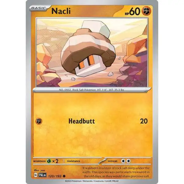 Pokemon Trading Card Game Paldea Evolved Common Nacli #120