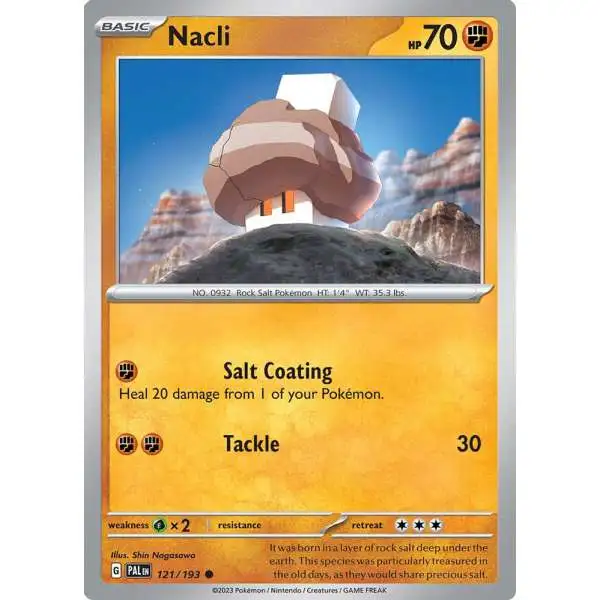 Pokemon Trading Card Game Paldea Evolved Common Nacli #121