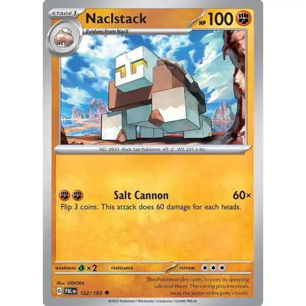 Pokemon Trading Card Game Paldea Evolved Uncommon Naclstack #122