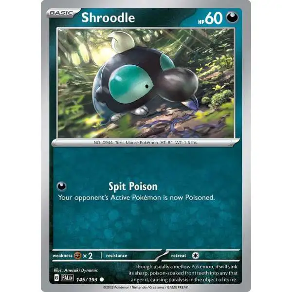 Pokemon Trading Card Game Paldea Evolved Common Shroodle #145