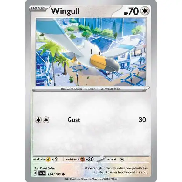 Pokemon Trading Card Game Paldea Evolved Common Wingull #158
