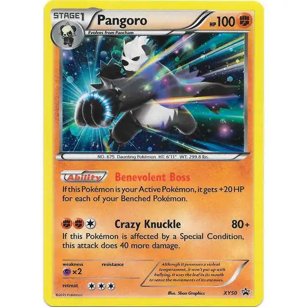 Pokemon X & Y Promo Holo Rare Pangoro XY50