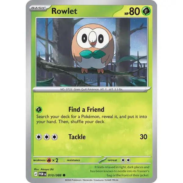 rowlet pokemon card value (2/15) [McDonald's Promos: Match Battle] Colorless Artist Rowlet Pokmon Card Values |