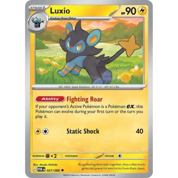 Pokemon Trading Card Game ME03: Perfect Order Uncommon Luxio #27