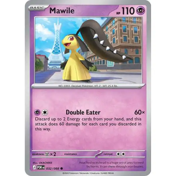 Pokemon Trading Card Game ME03: Perfect Order Common Mawile #32