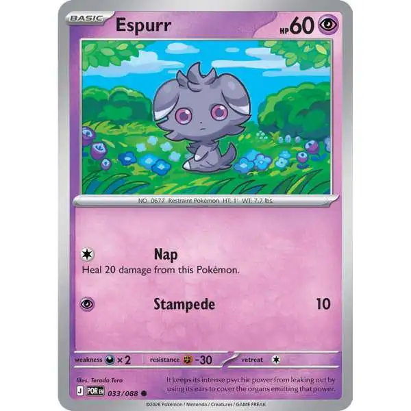 Pokemon Trading Card Game ME03: Perfect Order Common Espurr #33