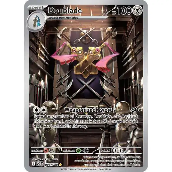 Pokemon Trading Card Game ME03: Perfect Order Shiny Rare Doublade #98
