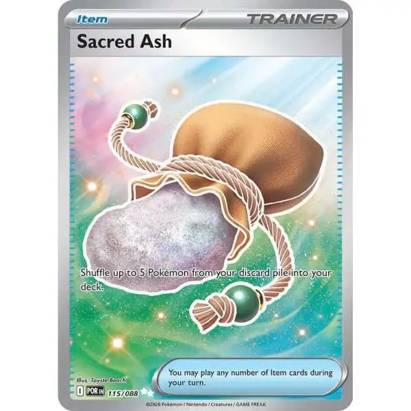 Pokemon Trading Card Game ME03: Perfect Order Ultra Rare Sacred Ash #115