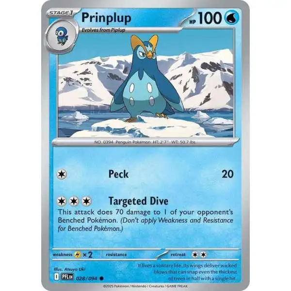 Pokemon Trading Card Game Phantasmal Flames Common Prinplup #28