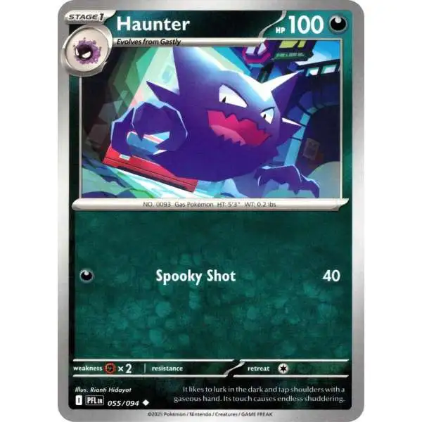 Pokemon Trading Card Game Phantasmal Flames Uncommon Haunter #55