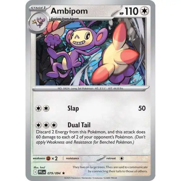 Pokemon Trading Card Game Phantasmal Flames Rare Ambipom #79