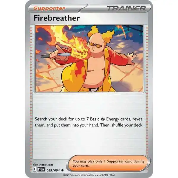 Pokemon Trading Card Game Phantasmal Flames Uncommon Firebreather #89