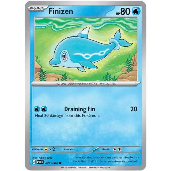 Pokemon Trading Card Game Mega Evolution Pitch Black Common Finizen #21