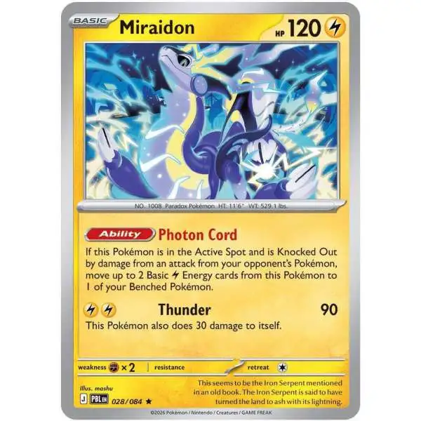 rare miraidon card ex 079/197 Double - Obsidian Flames end display Miraidon ex - 094/078 (094/078)