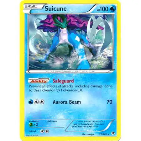 Pokemon Black & White Plasma Blast Rare Suicune #20