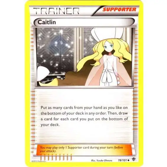 Pokemon Black & White Plasma Blast Uncommon Caitlin #78