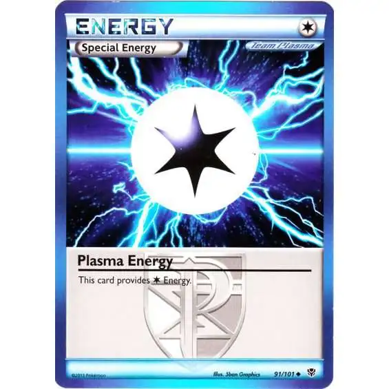 Pokemon Black & White Plasma Blast Uncommon Plasma Energy #91