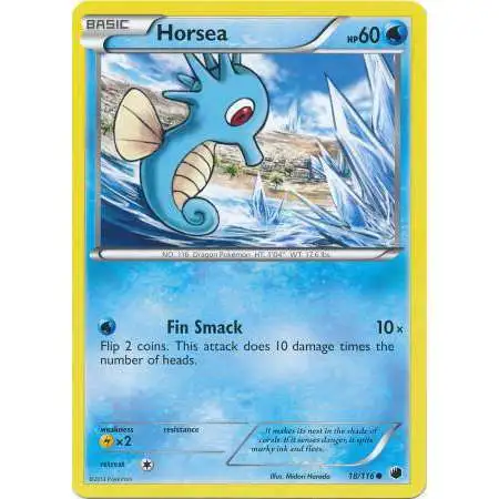 Pokemon Trading Card Game Black & White Plasma Freeze Common Horsea #18