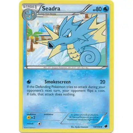 Pokemon Trading Card Game Black & White Plasma Freeze Uncommon Seadra #19