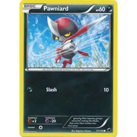 Pokemon Trading Card Game Black & White Plasma Freeze Common Pawniard #71