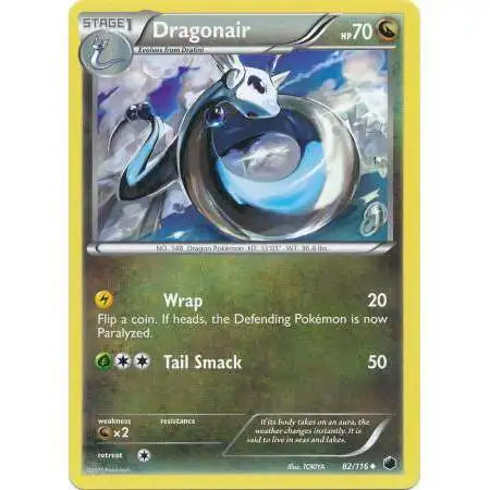 Pokemon Trading Card Game Black & White Plasma Freeze Uncommon Dragonair #82