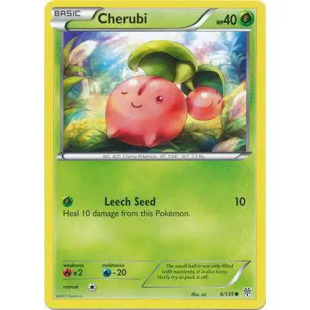 Pokemon Trading Card Game Black & White Plasma Storm Common Cherubi #6 [Lightly Played]
