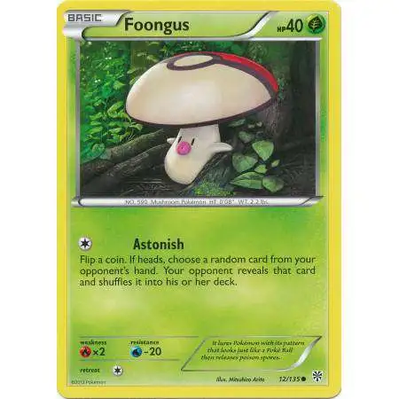 Pokemon Trading Card Game Black & White Plasma Storm Common Foongus #12 [Lightly Played]