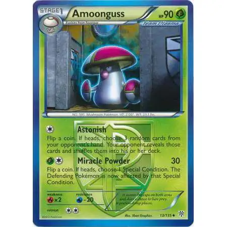 Pokemon Trading Card Game Black & White Plasma Storm Uncommon Amoonguss #13 [Lightly Played]