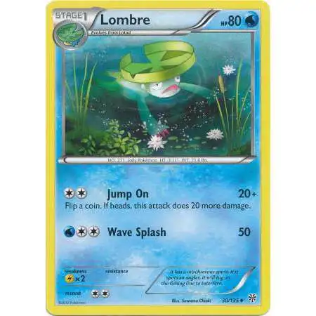 Pokemon Trading Card Game Black & White Plasma Storm Reverse Holo Lombre #30 [Lightly Played]