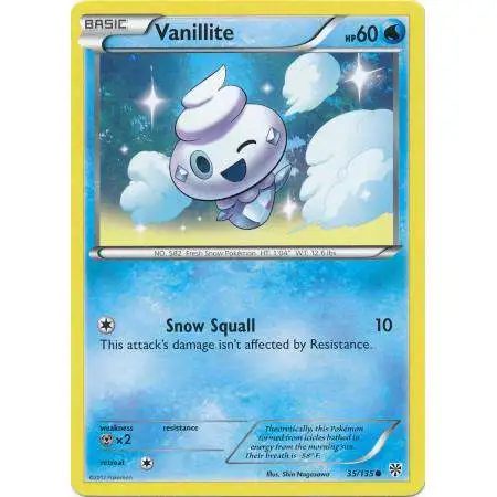 Pokemon Trading Card Game Black & White Plasma Storm Common Vanillite #35 [Lightly Played]