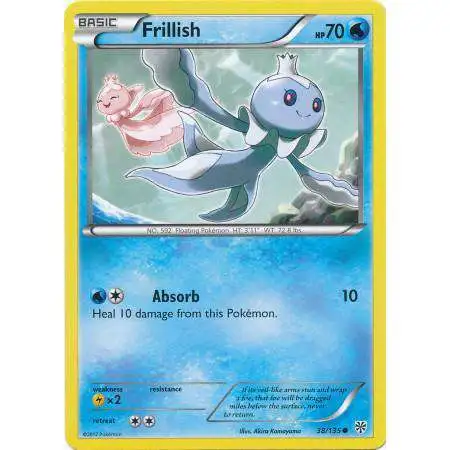 Pokemon Trading Card Game Black & White Plasma Storm Common Frillish #38