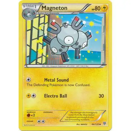Pokemon Trading Card Game Black & White Plasma Storm Reverse Holo Magneton #44 [Lightly Played]