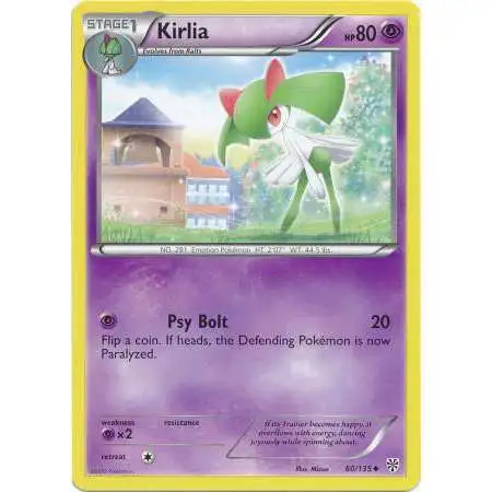 Pokemon Trading Card Game Black & White Plasma Storm Uncommon Kirlia #60 [Lightly Played]