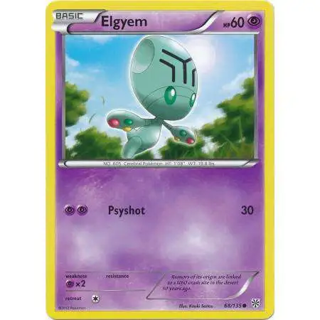 Pokemon Trading Card Game Black & White Plasma Storm Common Elgyem #68