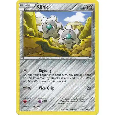 Pokemon Trading Card Game Black & White Plasma Storm Common Klink #88 [Lightly Played]
