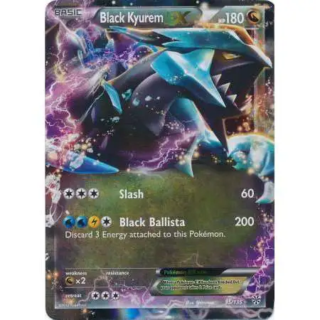 Pokemon Trading Card Game Black & White Plasma Storm Ultra Rare Black Kyurem EX #95
