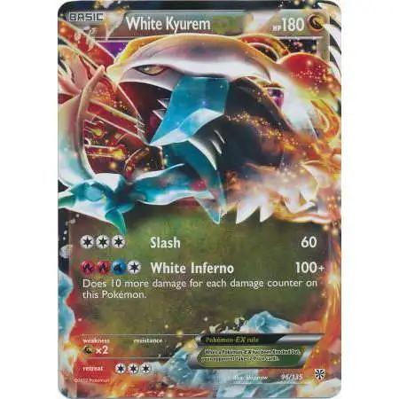 Pokemon Trading Card Game Black & White Plasma Storm Ultra Rare White Kyurem EX #96
