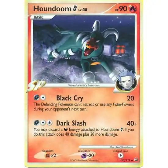Pokemon Platinum Uncommon Houndoom G #50