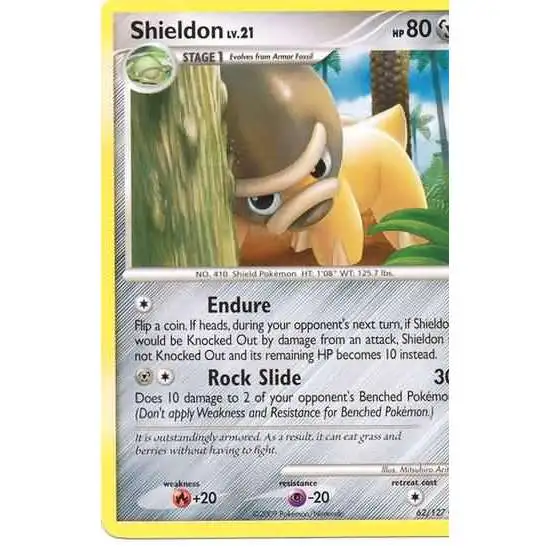 Pokemon Platinum Uncommon Shieldon #62