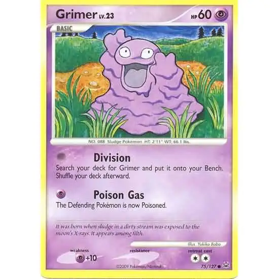 Pokemon Platinum Common Grimer #75
