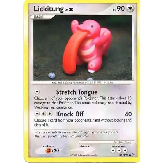 Pokemon Platinum Common Lickitung #80