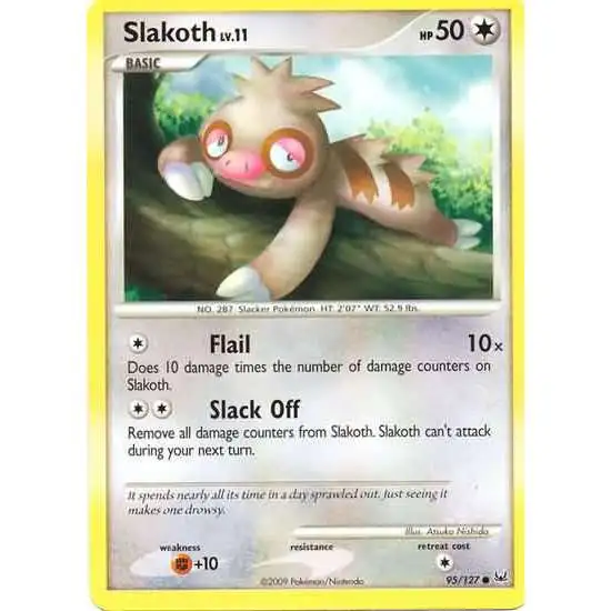 Pokemon Platinum Common Slakoth #95