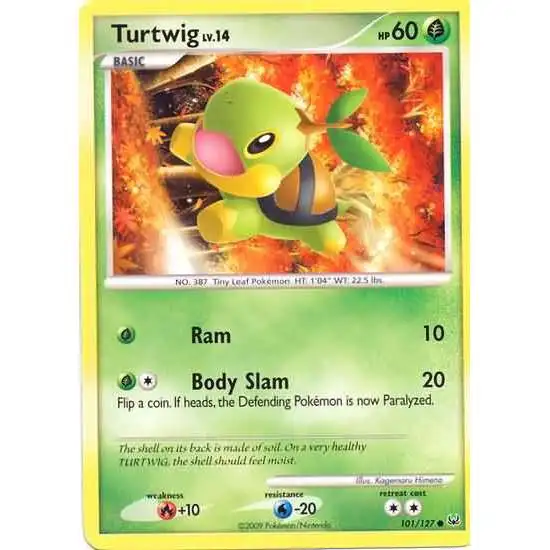 Pokemon Platinum Common Turtwig #101