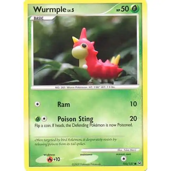 Pokemon Platinum Common Wurmple #103