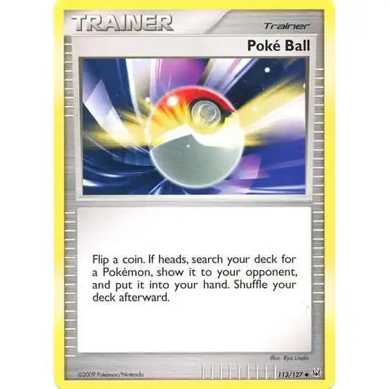 Pokemon Platinum Uncommon Poke Ball #113