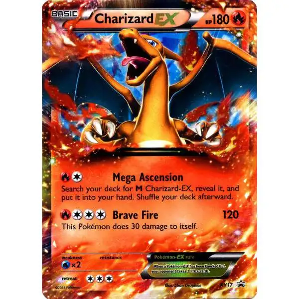 Pokemon X & Y Promo Ultra Rare Charizard EX XY17 [Lightly Played]