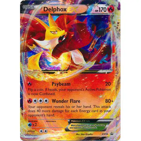 Pokemon X & Y Promo Ultra Rare Delphox EX XY19 [Lightly Played]