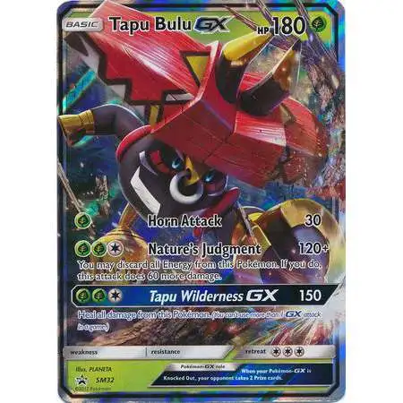 Pokemon Sun & Moon Promo Ultra Rare Tapu Bulu GX SM32