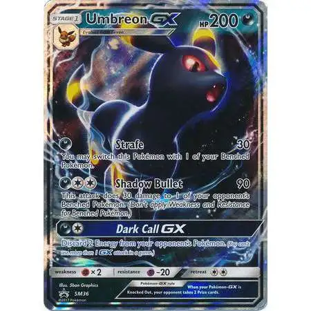 Pokemon Sun & Moon Promo Ultra Rare Umbreon GX SM36 [Lightly Played]